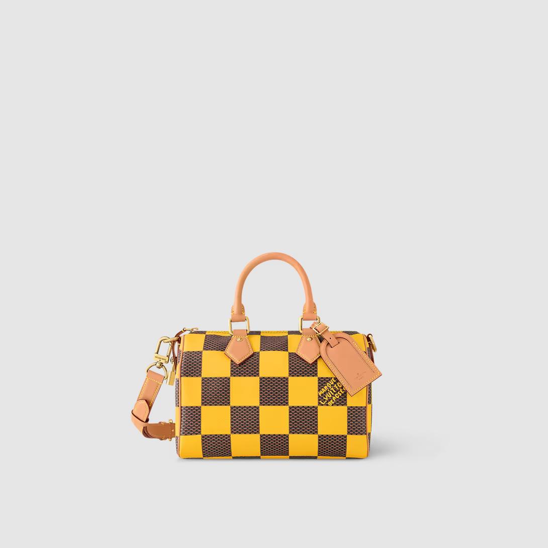 Túi Louis Vuitton Speedy Bandoulière 25 Damier Other Nam Vàng